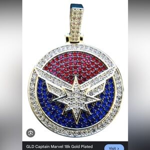 The GLD shop x Captain Marvel pendant